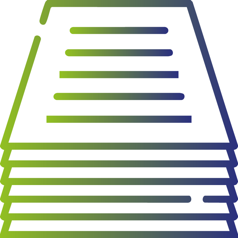 Logo d'une pile de feuilles représentant les quotas d'impression