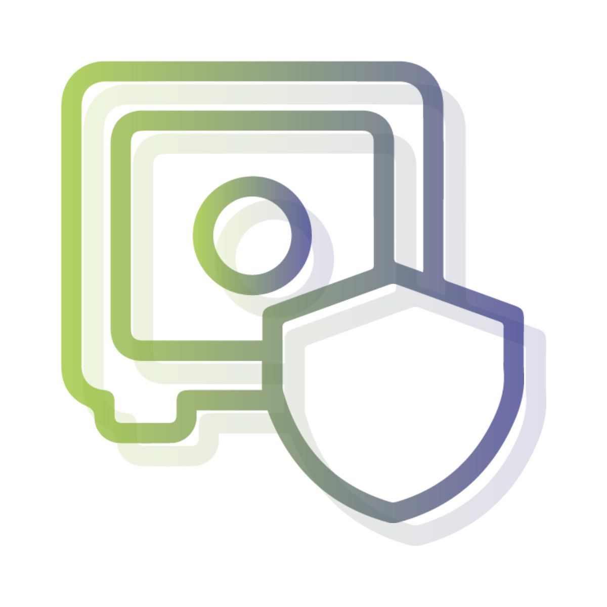 Logo montrant un disque dur et un bouclier représentant le chiffrement des disques durs