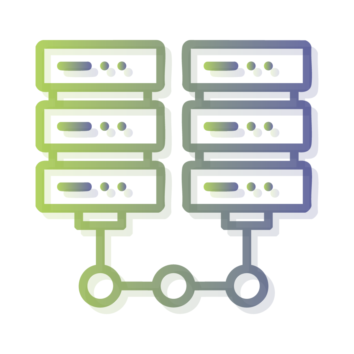 Logo représentant un cluster