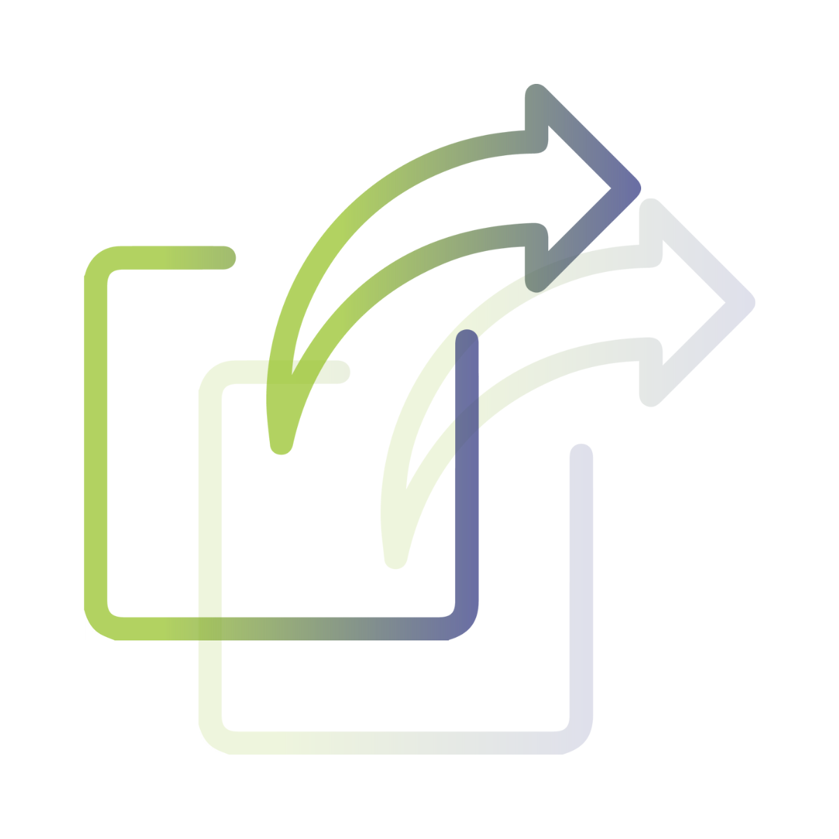 Logo représentant le partage de fichiers