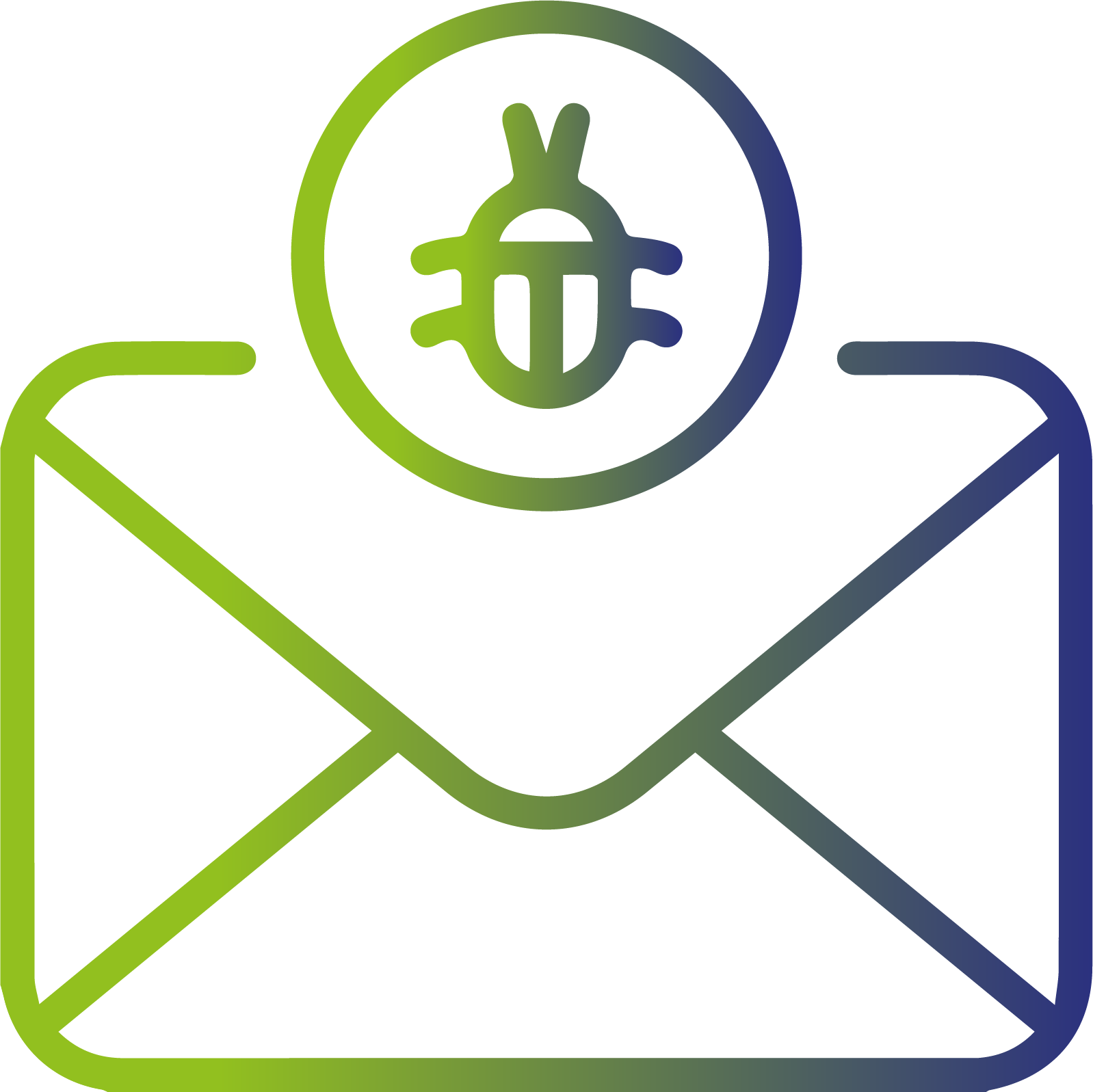 Logo représentant un système antispam