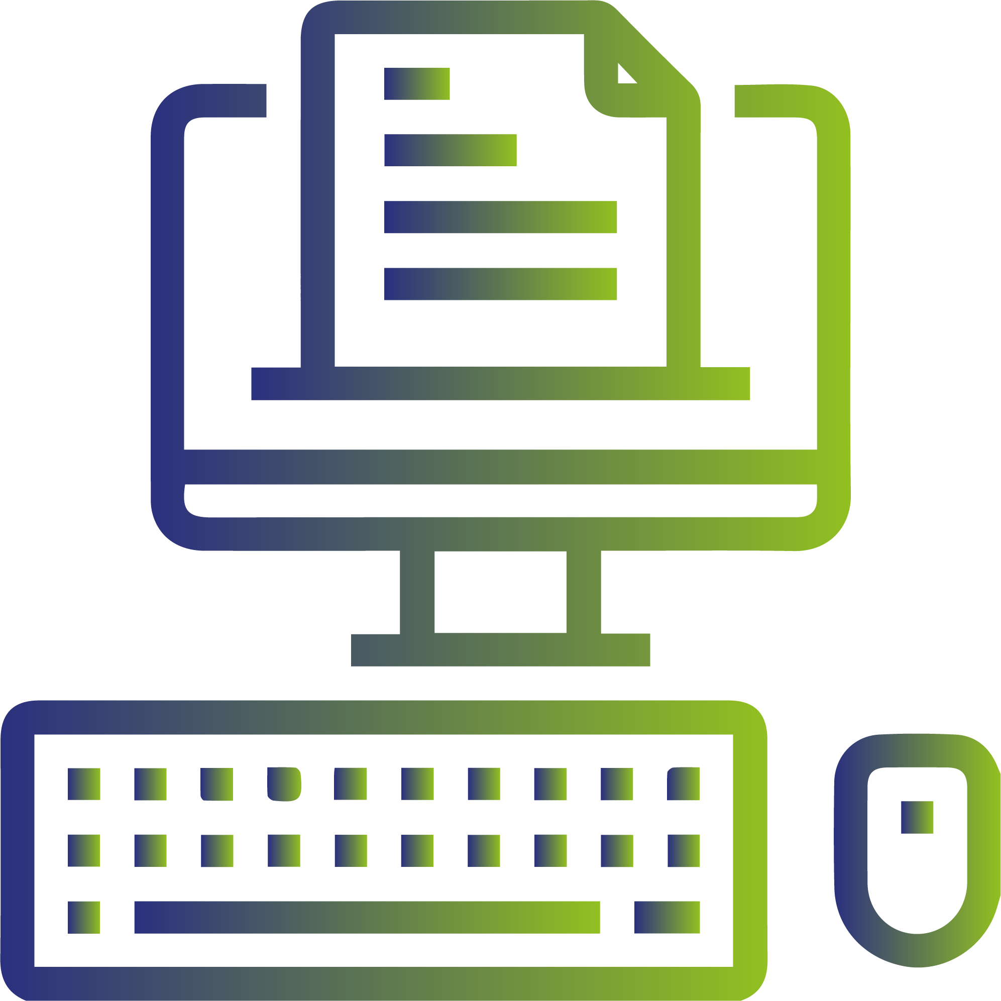 Logo d'un ordinateur représentant le matériel informatique